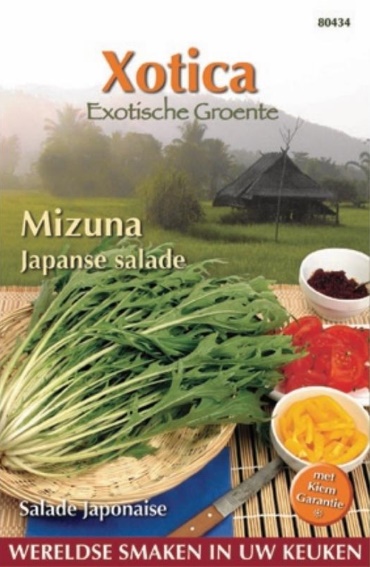 Mizuna (Brassica) 5000 zaden